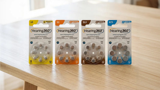 Pile per apparecchi acustici: tutto sui formati 10, 13, 312 e 675