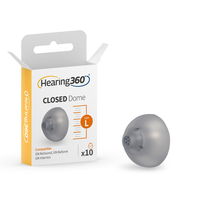 10 Cupole Dome CLOSED per Apparecchi Acustici CIAO, GN ReSound, GN Beltone e GN Interton