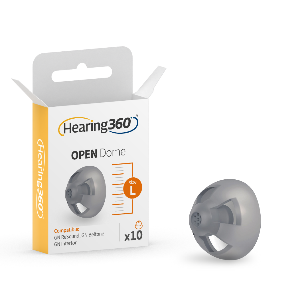 10 Cupole Dome OPEN per Apparecchi Acustici CIAO, GN ReSound, GN Beltone e GN Interton