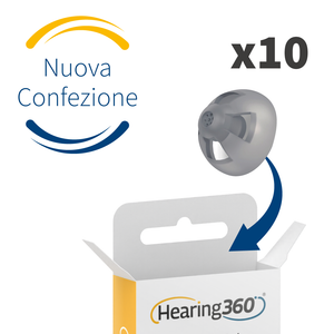 10 Cupole Dome OPEN per Apparecchi Acustici CIAO, GN ReSound, GN Beltone e GN Interton