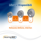 10 Cupole Dome OPEN per Apparecchi Acustici CIAO, GN ReSound, GN Beltone e GN Interton