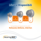 10 Cupole Dome POWER per Apparecchi Acustici CIAO, GN ReSound, GN Beltone e GN Interton