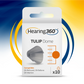 10 Cupole Dome TULIP per Apparecchi Acustici CIAO, GN ReSound, GN Beltone e GN Interton