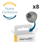8 Cupole Dome VENTED Compatibili con gli Apparecchi Acustici Phonak RIC e Open Fit