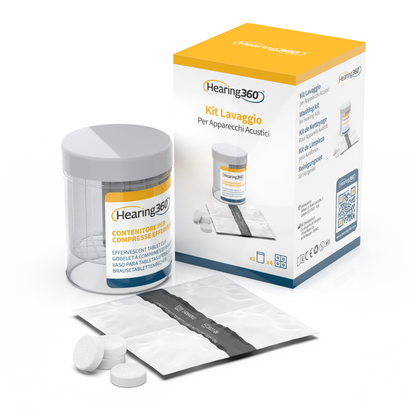 Kit Lavaggio Compresse Effervescenti con Contenitore