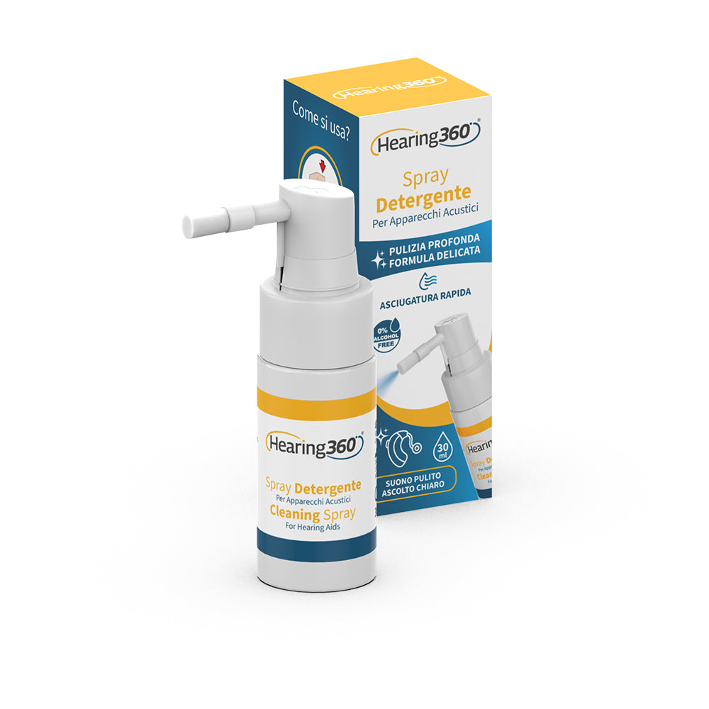 Spray Detergente per Pulizia Apparecchi Acustici