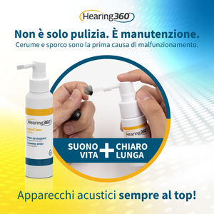 Spray Detergente per Pulizia Apparecchi Acustici