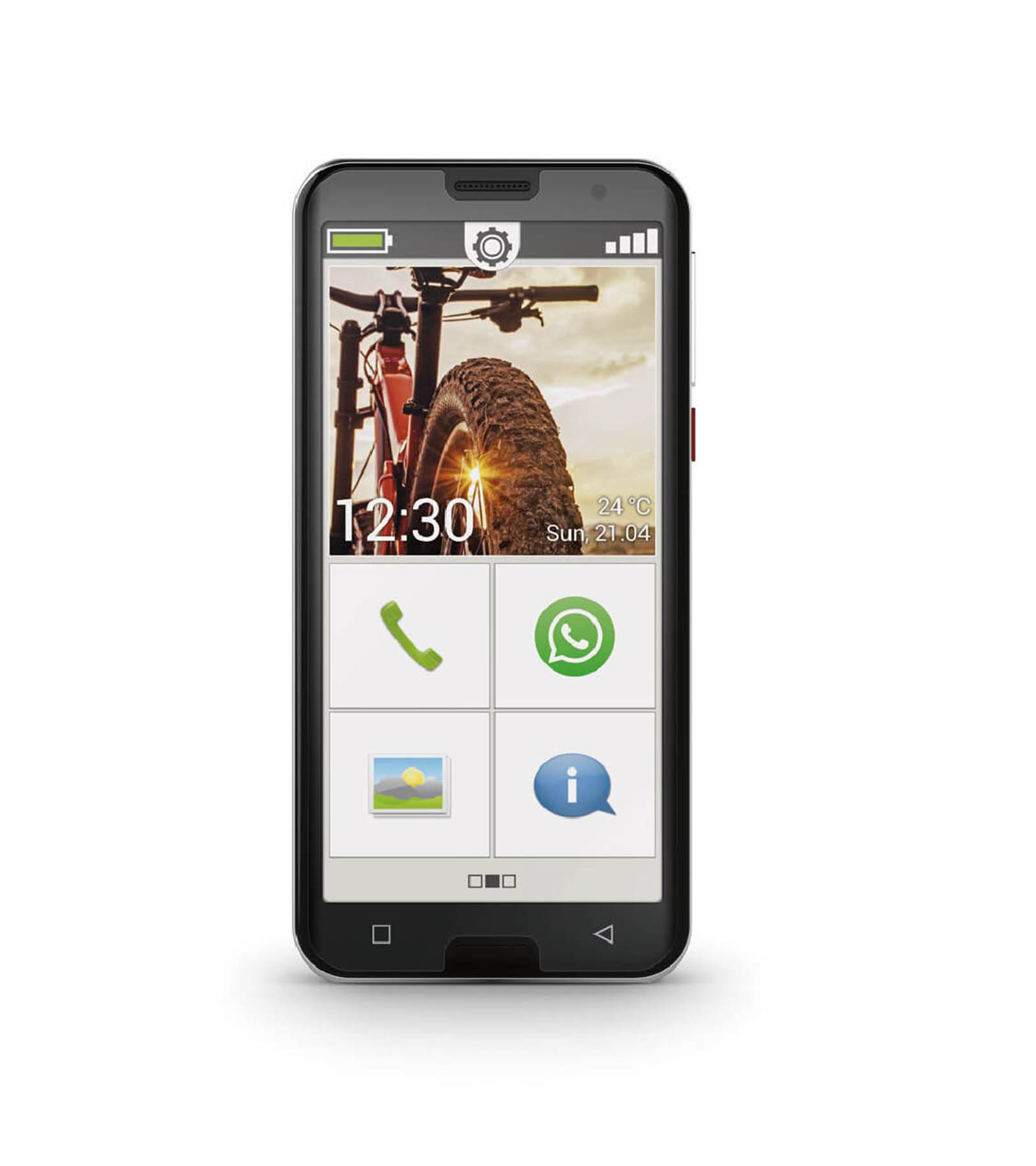 emporiaSMART.5 Smartphone per anziani 4G Bluetooth con WhatsApp e
